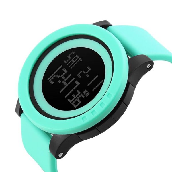 SKMEI 1142 Multifunctional Men Outdoor Sports Noctilucent Waterproof Silica Gel Digital Watch (Green) - Image 3