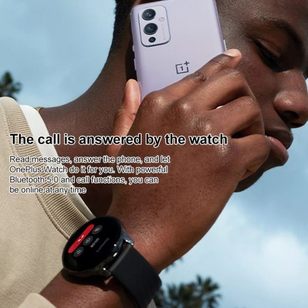 OnePlus Watch Color Screen Smart Watch, Standard Edition, 5ATM + IP68 Waterproof, Support Bluetooth Call / 14-days Long Standby / Heart Rate Monitor / Blood-oxygen Level Monitor / 110 Sports Modes (Black) - Image 7