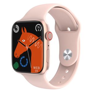 WIWU SW01 Pro 1.95 inch TFT Screen IP68 Waterproof Bluetooth Smart Watch, Support Heart Rate Monitoring (Pink)