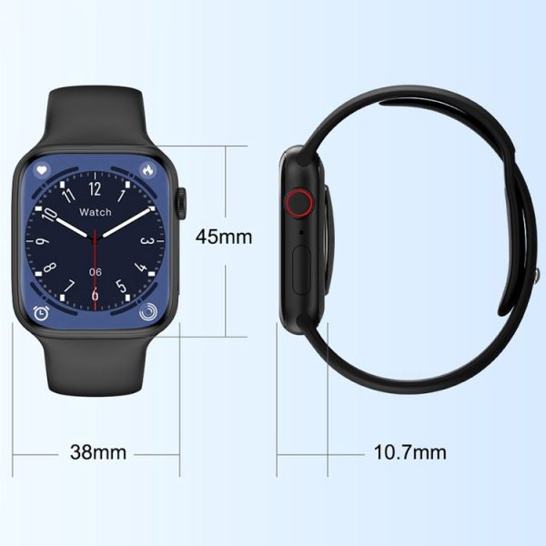 WIWU SW01 Pro 1.95 inch TFT Screen IP68 Waterproof Bluetooth Smart Watch, Support Heart Rate Monitoring (Pink) - Image 27