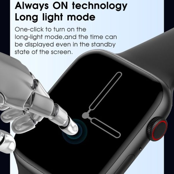 WIWU SW01 Pro 1.95 inch TFT Screen IP68 Waterproof Bluetooth Smart Watch, Support Heart Rate Monitoring (Pink) - Image 8