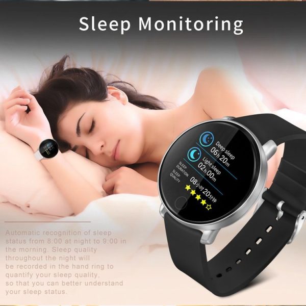 ZGPAX S226D 1.3 inch IP67 Waterproof Smart Watch Bluetooth 4.0, Support Incoming Call Reminder / Blood Pressure Monitoring / Sleep Monitor / Pedometer (White) - Image 7