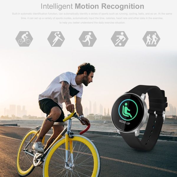ZGPAX S226D 1.3 inch IP67 Waterproof Smart Watch Bluetooth 4.0, Support Incoming Call Reminder / Blood Pressure Monitoring / Sleep Monitor / Pedometer (White) - Image 9
