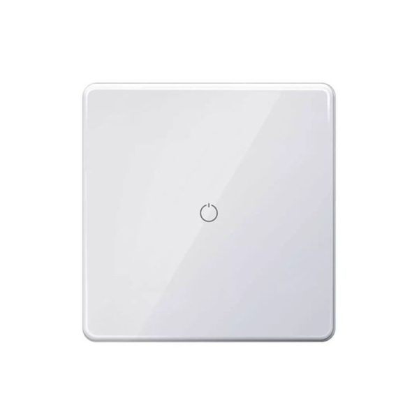 Original Xiaomi Youpin Xiaobai Smart Wireless Remote Switch for Home Light Controller Work with Bluetooth Mesh Gateway Mi Home APP, Single Button (White)