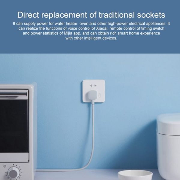 Original Xiaomi Mijia Smart Wall Socket Wireless Bluetooth Wall Outlet Switch (White) - Image 5