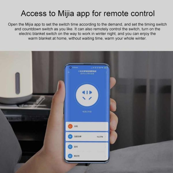 Original Xiaomi Mijia Smart Wall Socket Wireless Bluetooth Wall Outlet Switch (White) - Image 7