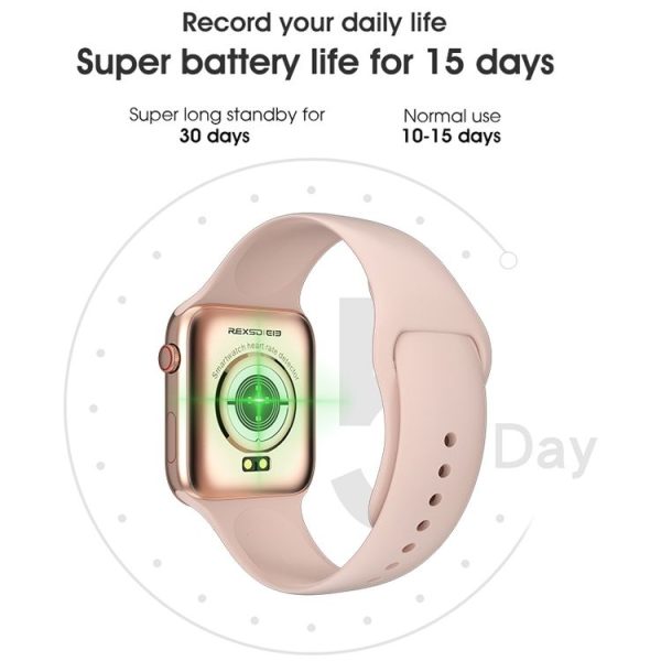 Elephone W6 1.54 inch TFT Color Screen IP67 Waterproof Bluetooth 5.0 Sport Smart Watch with Metal Watchband, Support Camera Remote Control / Heart Rate Monitoring / Sleep Monitor (Gold) - Image 12