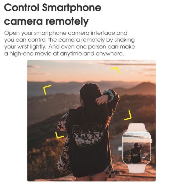 Elephone W6 1.54 inch TFT Color Screen IP67 Waterproof Bluetooth 5.0 Sport Smart Watch with Metal Watchband, Support Camera Remote Control / Heart Rate Monitoring / Sleep Monitor (Gold) - Image 13