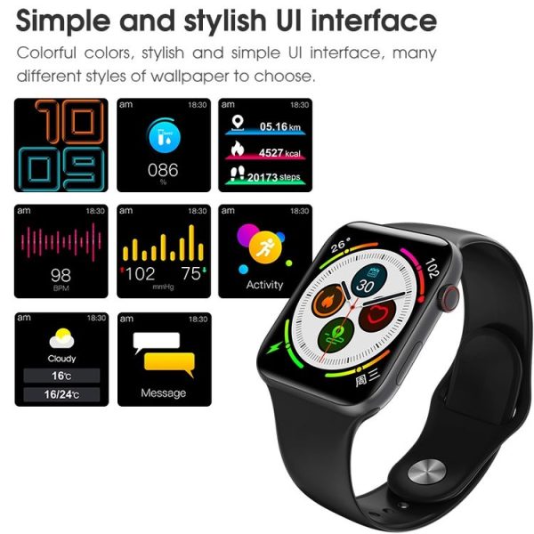 Elephone W6 1.54 inch TFT Color Screen IP67 Waterproof Bluetooth 5.0 Sport Smart Watch with Metal Watchband, Support Camera Remote Control / Heart Rate Monitoring / Sleep Monitor (Gold) - Image 7