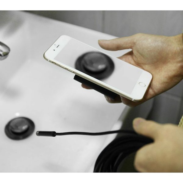 YPC110 8mm 2.0MP HD Camera WiFi Endoscope Snake Tube Inspection Camera with 8 LED, Waterproof IP68, Lens Diameter: 8mm, Length: 2m, Hard Line - Image 10