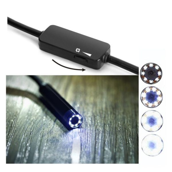 YPC110 8mm 2.0MP HD Camera WiFi Endoscope Snake Tube Inspection Camera with 8 LED, Waterproof IP68, Lens Diameter: 8mm, Length: 3.5m, Hard Line - Image 13