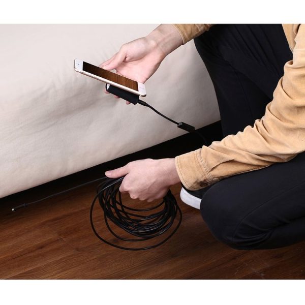 YPC110 8mm 2.0MP HD Camera WiFi Endoscope Snake Tube Inspection Camera with 8 LED, Waterproof IP68, Lens Diameter: 8mm, Length: 5m, Hard Line - Image 8