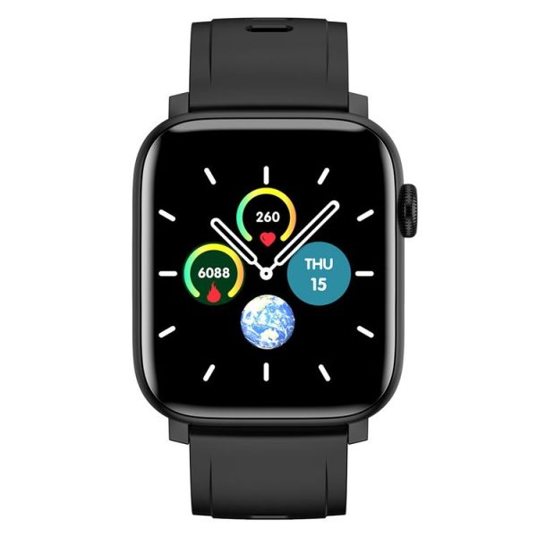 SE02 Bluetooth Smart Sports Watch, Support Heart Rate / Blood Pressure / Blood Oxygen Monitoring & Sleep Monitoring & Sedentary Reminder (Black) - Image 2
