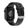 SE02 Bluetooth Smart Sports Watch, Support Heart Rate / Blood Pressure / Blood Oxygen Monitoring & Sleep Monitoring & Sedentary Reminder (Black) - Image 3