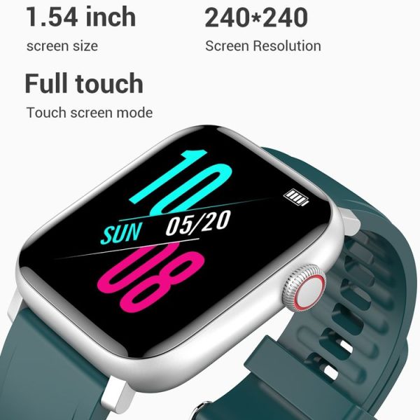SE02 Bluetooth Smart Sports Watch, Support Heart Rate / Blood Pressure / Blood Oxygen Monitoring & Sleep Monitoring & Sedentary Reminder (Black) - Image 4