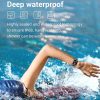 SE02 Bluetooth Smart Sports Watch, Support Heart Rate / Blood Pressure / Blood Oxygen Monitoring & Sleep Monitoring & Sedentary Reminder (Black) - Image 8