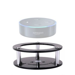 2 in 1 Wall Mount Stand Holder for Amazon Echo Dot (2nd. Generation) (Black)