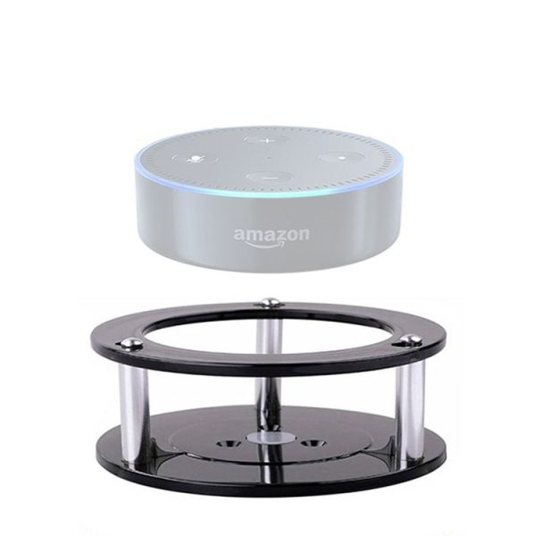 2 in 1 Wall Mount Stand Holder for Amazon Echo Dot (2nd. Generation) (Black)