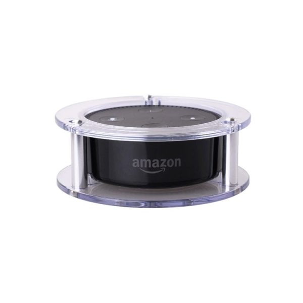 2 in 1 Wall Mount Stand Holder for Amazon Echo Dot (2nd. Generation) (Black) - Image 2