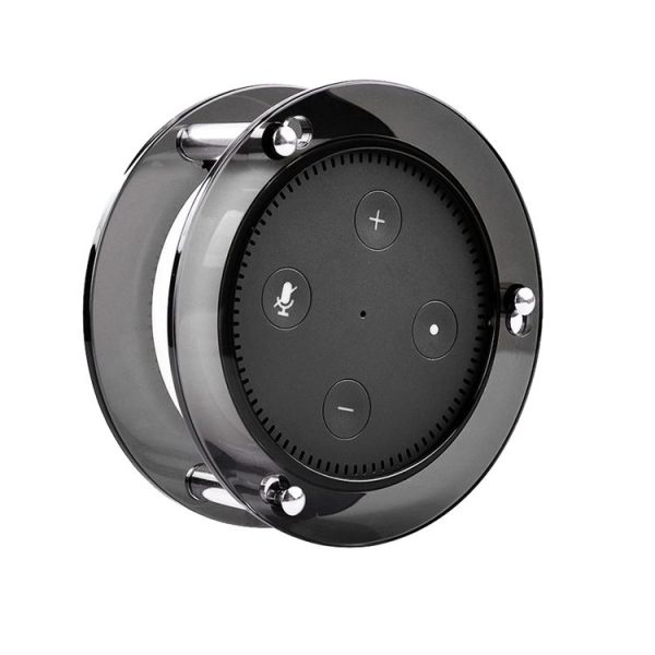 2 in 1 Wall Mount Stand Holder for Amazon Echo Dot (2nd. Generation) (Black) - Image 3