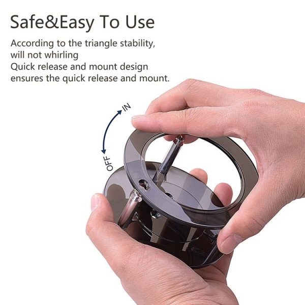 2 in 1 Wall Mount Stand Holder for Amazon Echo Dot (2nd. Generation) (Black) - Image 5