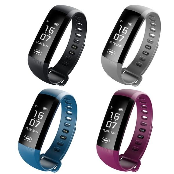 R5 MAX 0.96 inch OLED Touch Screen Display Bluetooth Smart Bracelet, IP67 Waterproof, Support Pedometer / Real-time Heart Rate Monitor / Blood Press Monitor / Blood Oxygen Monitor / Bluetooth Camera / Weather, Compatible with Android and iOS Phones (Blue) - Image 21