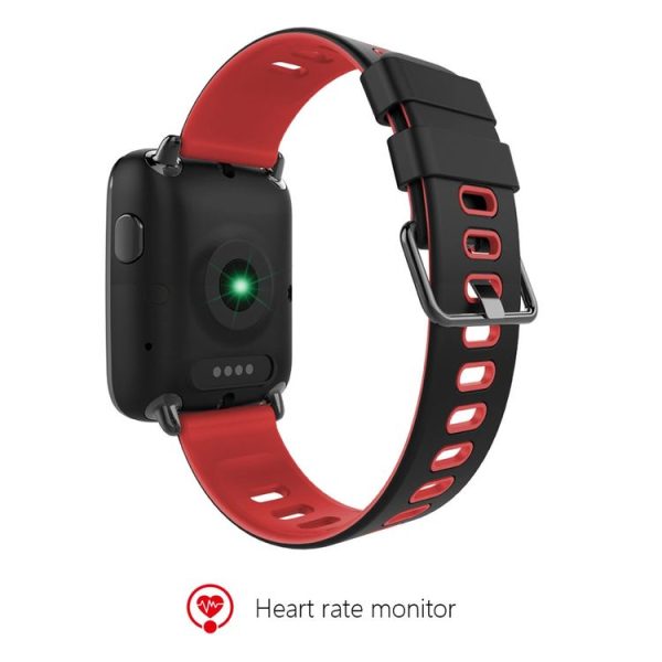 GV68 Touch Screen Bluetooth Smart Bracelet, IP68 Waterproof, Support Heart Rate Monitor / Pedometer / Bluetooth Call / Calls Remind / Sleep Monitor / Sedentary Reminder / Anti-lost / Remote Capture, Compatible with Android and iOS Phones (Red) - Image 4