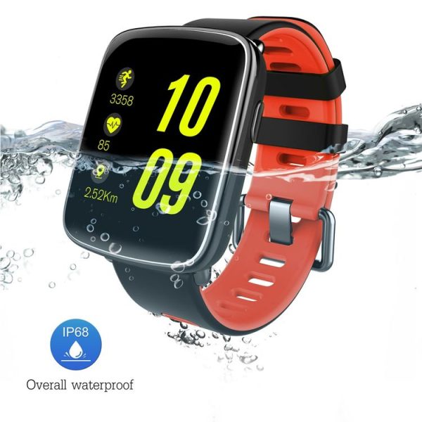 GV68 Touch Screen Bluetooth Smart Bracelet, IP68 Waterproof, Support Heart Rate Monitor / Pedometer / Bluetooth Call / Calls Remind / Sleep Monitor / Sedentary Reminder / Anti-lost / Remote Capture, Compatible with Android and iOS Phones (Red) - Image 7