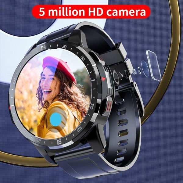 LOKMAT APPLLP 7 4G Call Smart Watch, 1.6 inch SC9832E+PAR2822 Quad Core, 2GB+16GB, Android 9.1, GPS, Heart Rate (Black) - Image 5
