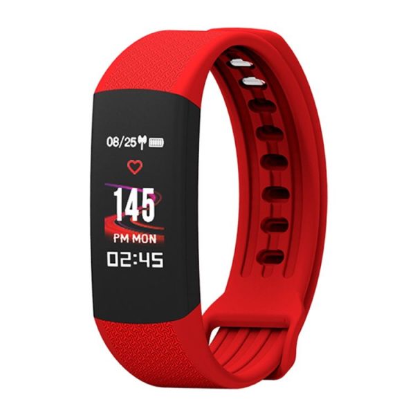 TLW B6 Fitness Tracker 0.96 inch TFT Screen Wristband Smart Bracelet, IP67 Waterproof, Support Sports Mode / Continuous Heart Rate Monitor / Sleep Monitor / Information Reminder (Red) - Image 2