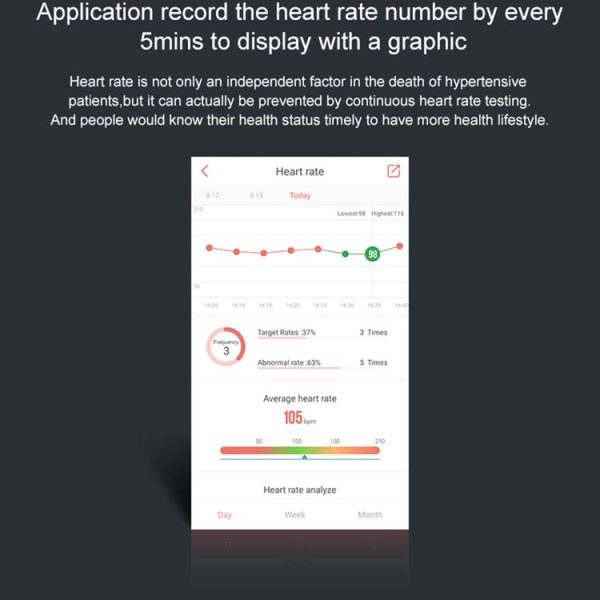 TLW B6 Fitness Tracker 0.96 inch TFT Screen Wristband Smart Bracelet, IP67 Waterproof, Support Sports Mode / Continuous Heart Rate Monitor / Sleep Monitor / Information Reminder (Red) - Image 6