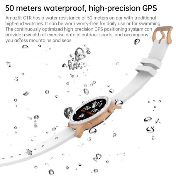 Original Xiaomi Youpin Amazfit GTR 42mm Brilliant Special Version 1.2 inch AMOLED Screen Bluetooth 5.0 5ATM Waterproof Smart Watch, Support 12 Sport Modes / Heart Rate Monitoring / NFC Analog Door Card / GPS Positioning - Image 7
