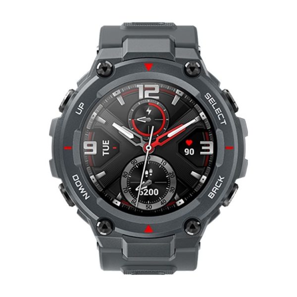 Original Xiaomi Youpin Amazfit T-Rex 1.3 inch AMOLED Screen Bluetooth 5.0 5ATM Waterproof Smart Watch, Support 14 Sport Modes / Heart Rate Monitoring / Sleep Monitoring / GPS Positioning (Grey) - Image 2