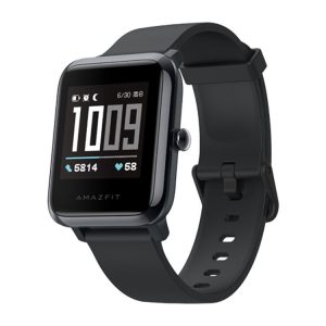 Original Xiaomi Youpin Amazfit Health 1.28 inch Color Screen Bluetooth 5.0 3ATM Waterproof Smart Watch, Support ECG Measurement / Heart Rate Monitoring / Sleep Monitoring (Black)