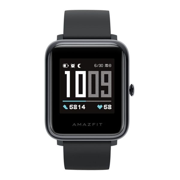 Original Xiaomi Youpin Amazfit Health 1.28 inch Color Screen Bluetooth 5.0 3ATM Waterproof Smart Watch, Support ECG Measurement / Heart Rate Monitoring / Sleep Monitoring (Black) - Image 2