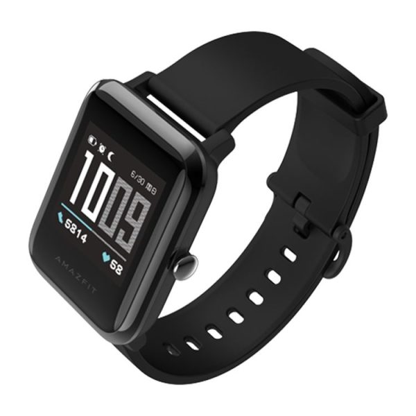 Original Xiaomi Youpin Amazfit Health 1.28 inch Color Screen Bluetooth 5.0 3ATM Waterproof Smart Watch, Support ECG Measurement / Heart Rate Monitoring / Sleep Monitoring (Black) - Image 4