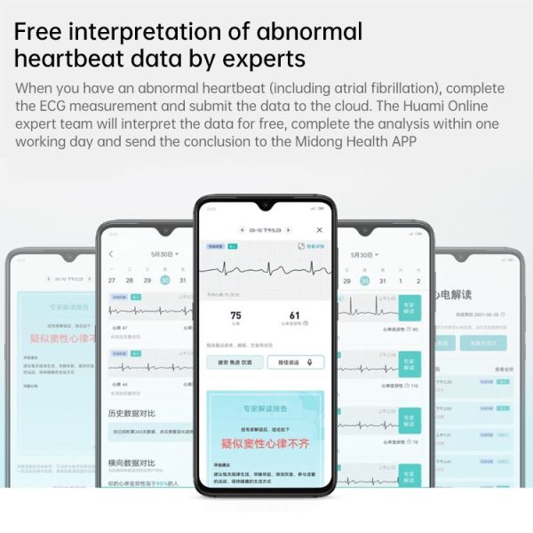 Original Xiaomi Youpin Amazfit Health Huangshan No. 1 Version 0.42 inch PMOLED Screen Bluetooth 5.0 IP67 Waterproof Smart Bracelet, Support ECG Measurement / Heart Rate Monitoring / Sleep Monitoring - Image 7