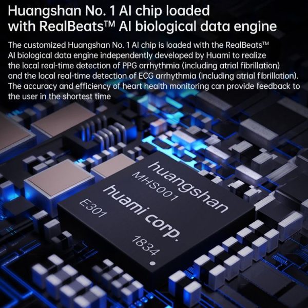 Original Xiaomi Youpin Amazfit Health Huangshan No. 1 Version 0.42 inch PMOLED Screen Bluetooth 5.0 IP67 Waterproof Smart Bracelet, Support ECG Measurement / Heart Rate Monitoring / Sleep Monitoring - Image 8