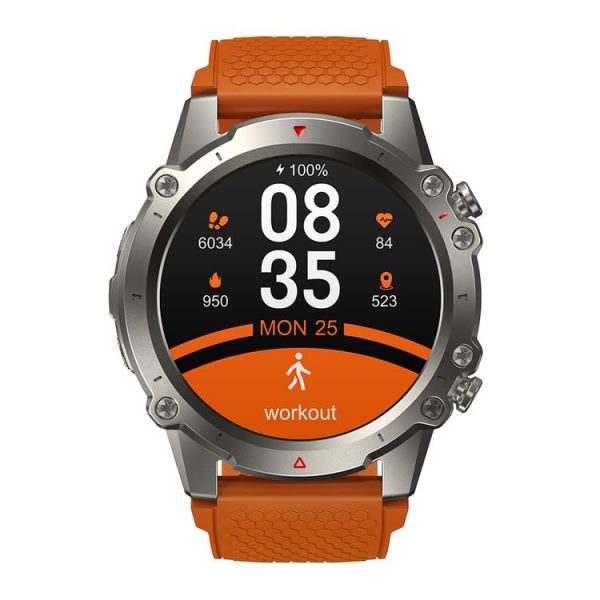 Zeblaze Vibe 7 Lite 1.47 inch IPS Screen 3 ATM IP69K Waterproof Smart Watch, Support Voice Call / Health Monitoring (Orange) - Image 2