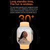 T800 Ultra 1.99 inch Silicone Band Smart Watch Support Heart Rate / ECG (Black) - Image 11