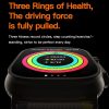 T800 Ultra 1.99 inch Silicone Band Smart Watch Support Heart Rate / ECG (Black) - Image 12
