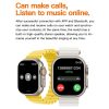 T800 Ultra 1.99 inch Silicone Band Smart Watch Support Heart Rate / ECG (Black) - Image 3