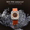 Yesido IO19 2 inch IPS Screen IP68 Waterproof Smart Watch, Support Blood Pressure Monitoring / ECG (Orange) - Image 10