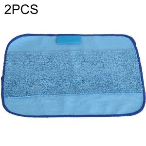 2 PCS Reusable Replacement Microfiber Mopping Cloth Dry / Wet Rag for iRobot 380t / 320 / 4200 / 5200c (Blue)