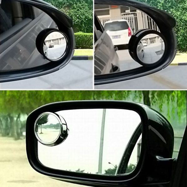 Car Blind Spot Rear View Wide Angle Mirror, Diameter: 5.5cm (Black) - Image 5
