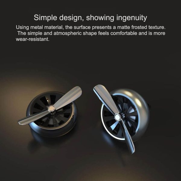 Original Xiaomi Youpin CARFOOK Car Air Outlet Aromatherapy Deodorizing machine (Grey) - Image 2