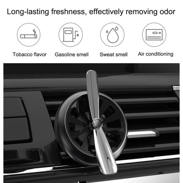Original Xiaomi Youpin CARFOOK Car Air Outlet Aromatherapy Deodorizing machine (Grey) - Image 3