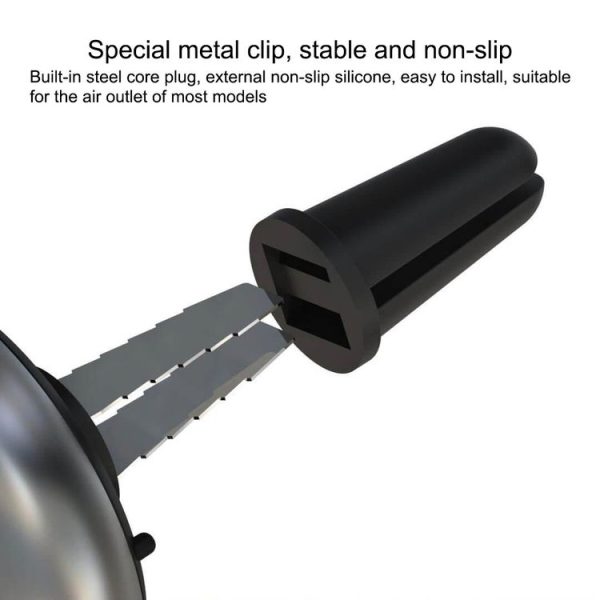 Original Xiaomi Youpin CARFOOK Car Air Outlet Aromatherapy Deodorizing machine (Grey) - Image 5