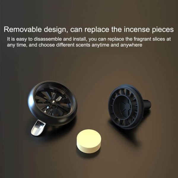 Original Xiaomi Youpin CARFOOK Car Air Outlet Aromatherapy Deodorizing machine (Grey) - Image 6