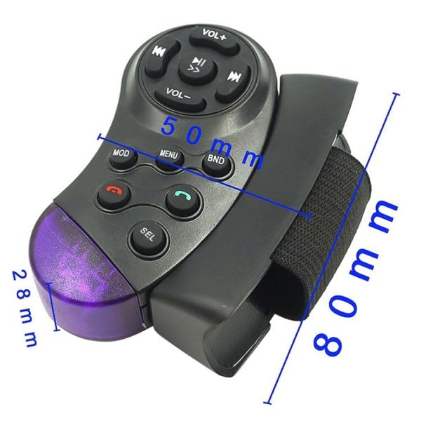 Car 11 Key Multimedia Steering Wheel Remote Controller - Image 3
